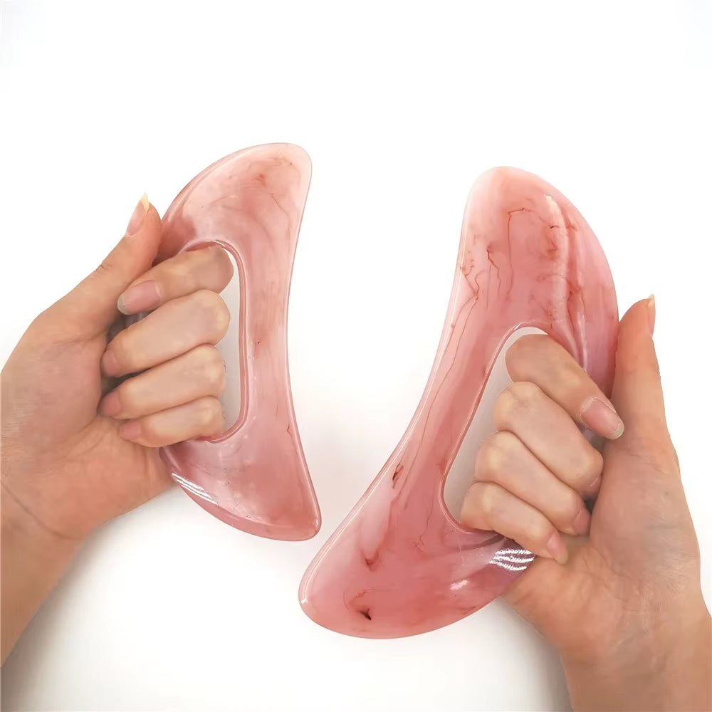 PinkFlex GlowStone Gua Sha Massage Board