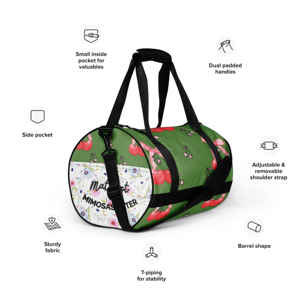 Mat First, Mimosas Later Gym Bag