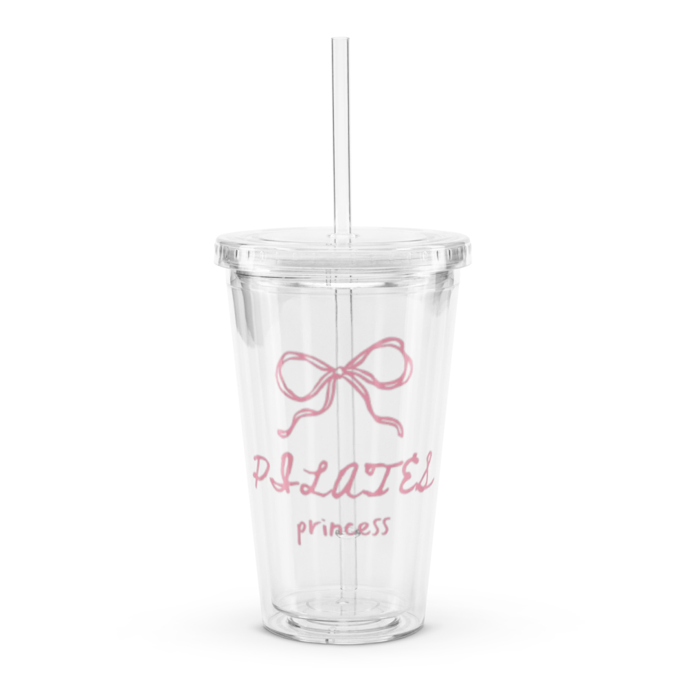 Pilates Princess Plastic Tumbler