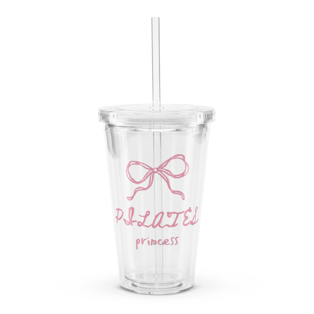 Pilates Princess Plastic Tumbler