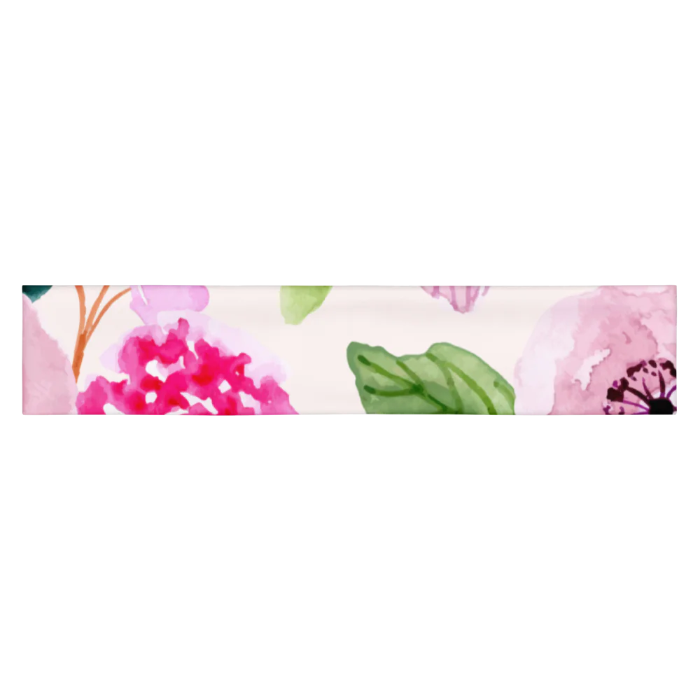 "Flow & Flex" Floral Workout Headband