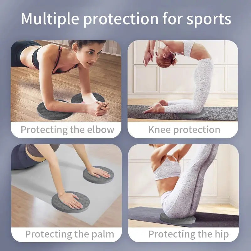 PinkFlex PoseGuard Yoga Knee & Joint Support Pads (2-Pack)