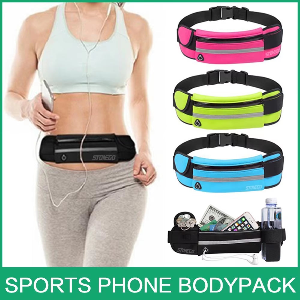 PinkFlex StrideSecure Running Belt