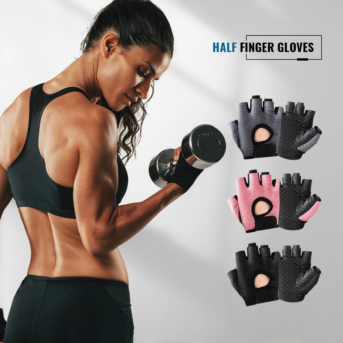 PinkFlex PowerGrip Women's Training Gloves