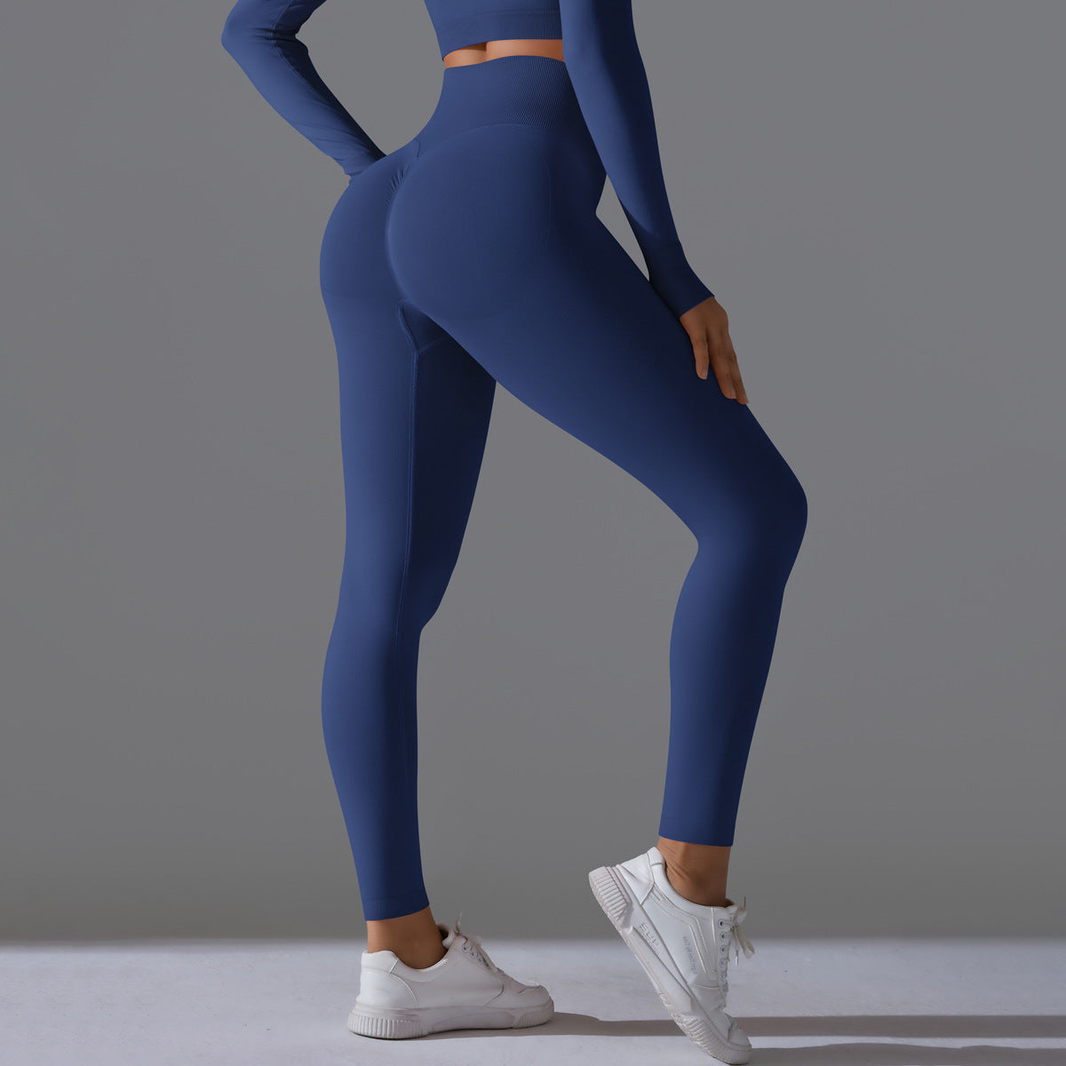 PinkFlex NudeFlex Seamless High-Waist Yoga Pants