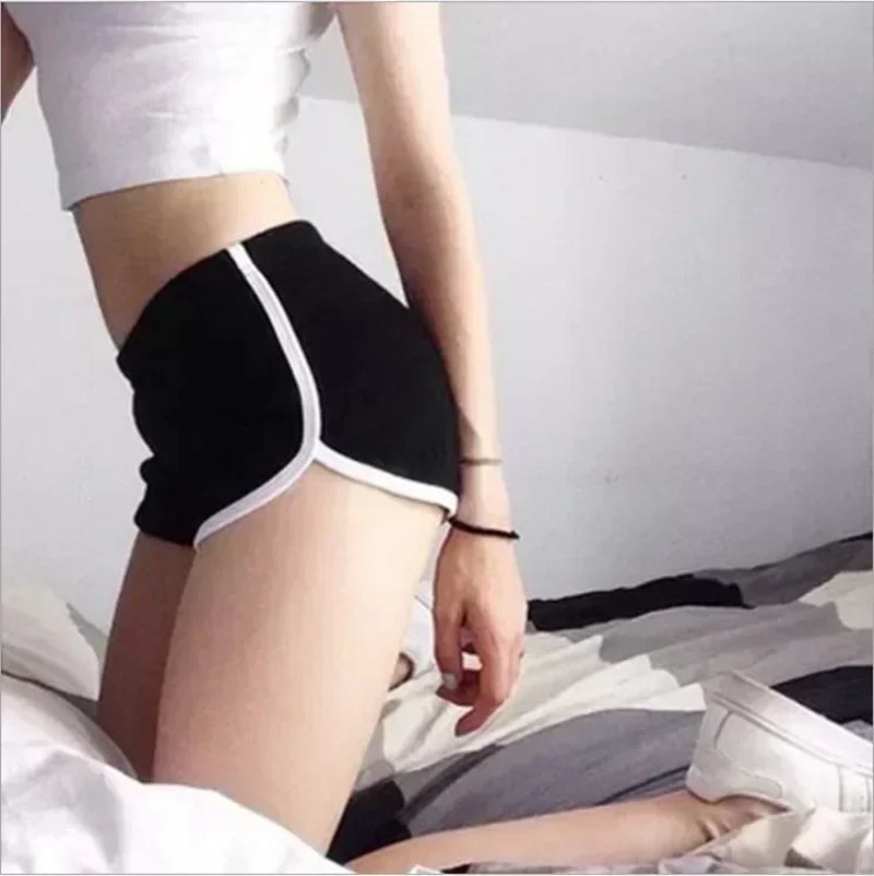 PinkFlex SwiftShape Curve-Hugging High-Waist Sport Shorts