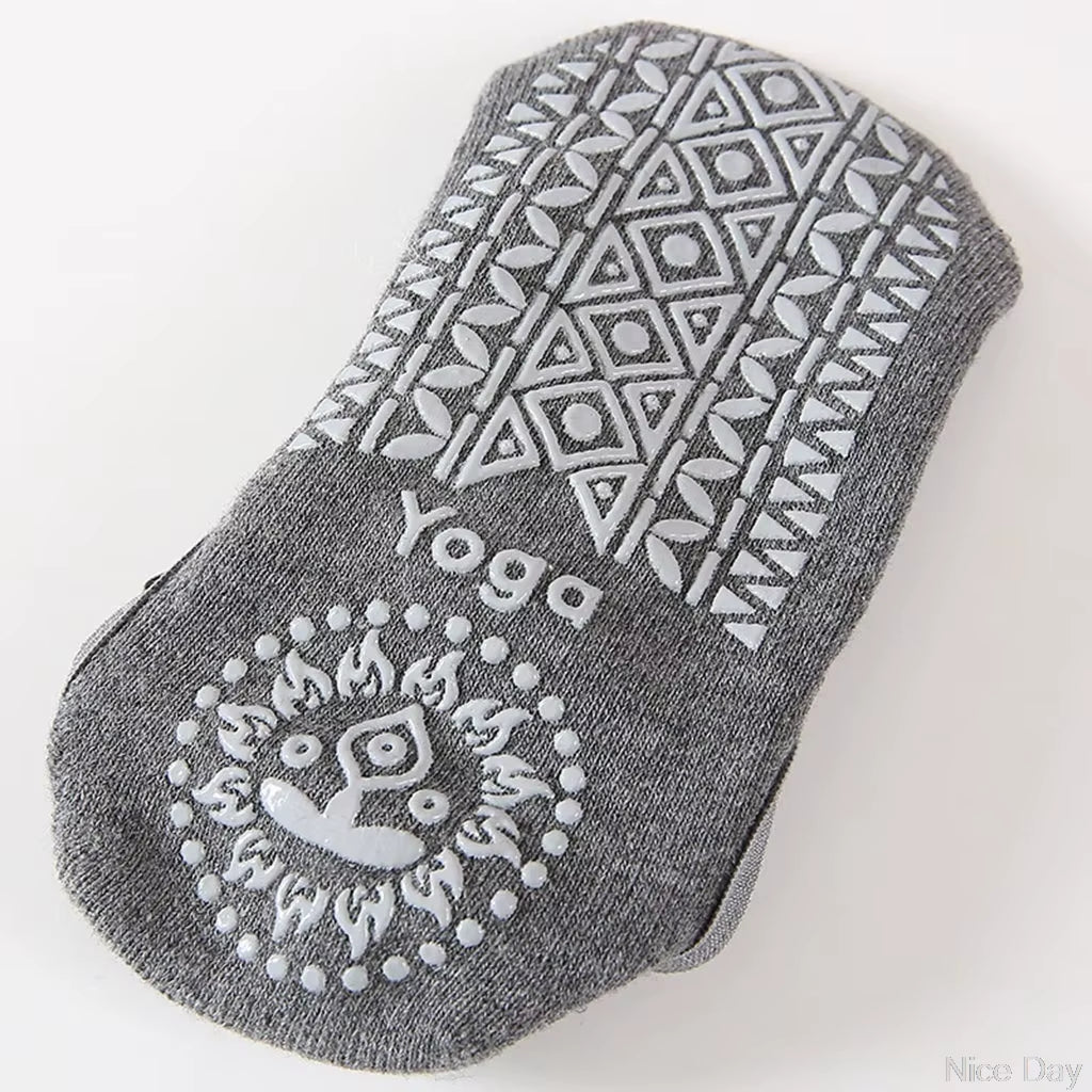 PinkFlex GripFlow Non-Slip Yoga & Pilates Socks