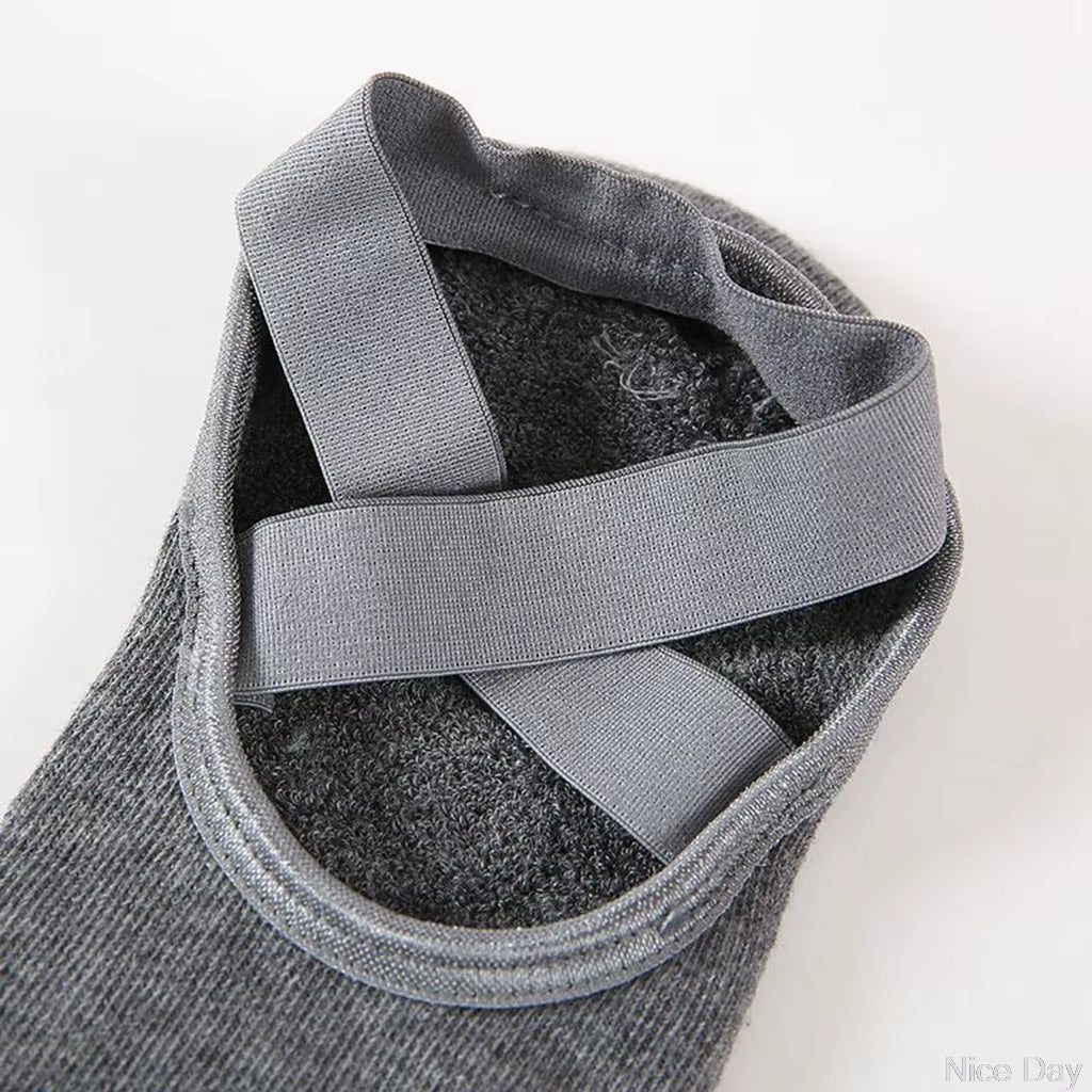 PinkFlex GripFlow Non-Slip Yoga & Pilates Socks